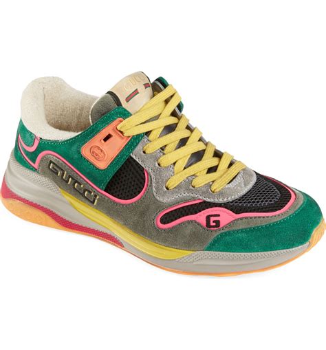 gucci women's ultrapace sneaker|Gucci monogram high top sneakers.